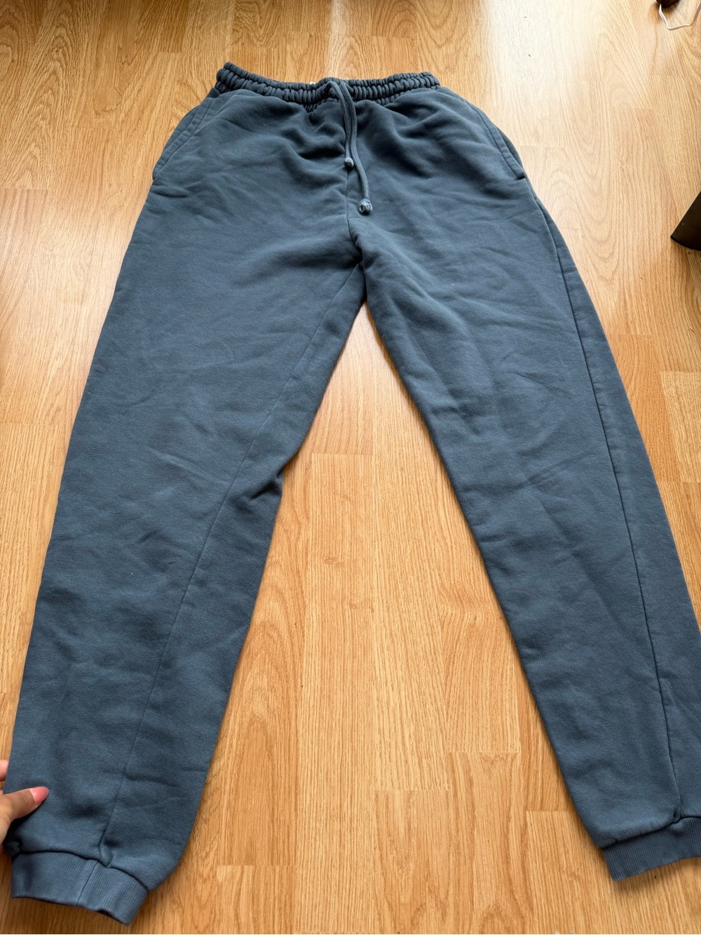 Pull&Bear Slate Blue Track Joggers